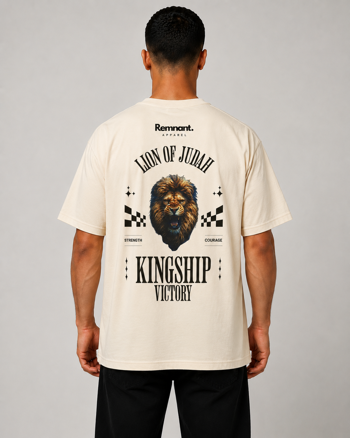 Short Sleeve Heavyweight Lion Of Judah T-Shirt