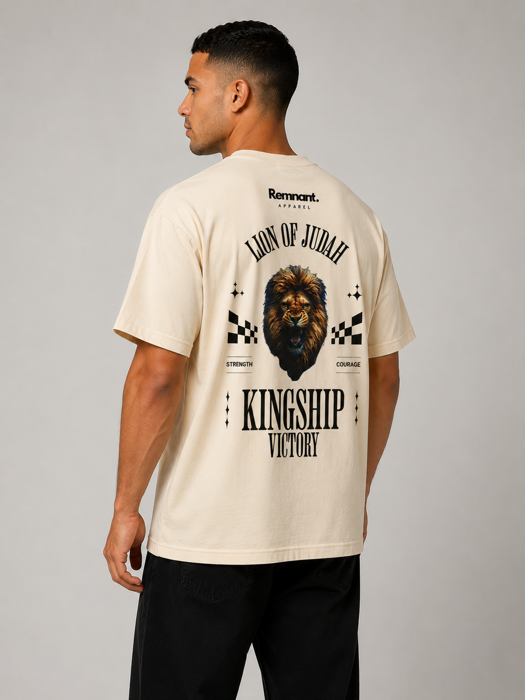 Short Sleeve Heavyweight Lion Of Judah T-Shirt